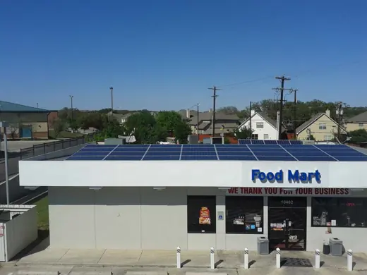 A completed commercial solar installation by Advanced Solar, photo 10