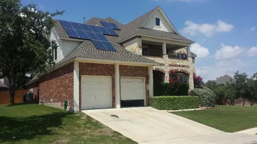 A completed residential solar installation by Advanced Solar, photo 5