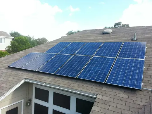 A completed residential solar installation by Advanced Solar, photo 6
