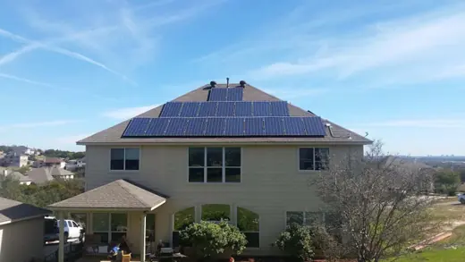 A completed residential solar installation by Advanced Solar, photo 8