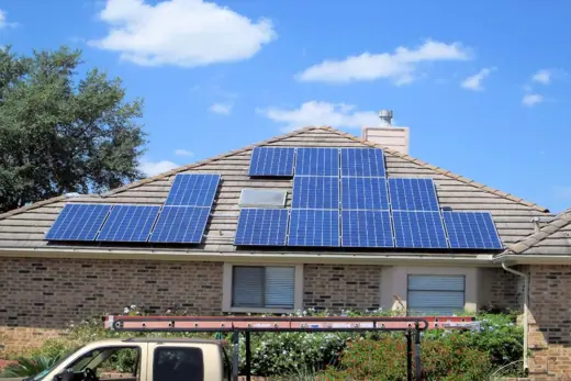 A completed residential solar installation by Advanced Solar, photo 1