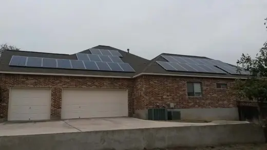 A completed residential solar installation by Advanced Solar, photo 11