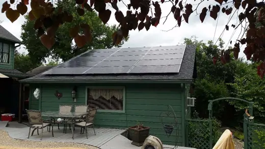 A completed residential solar installation by Advanced Solar, photo 15
