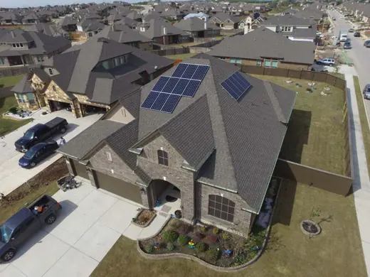 A completed residential solar installation by Advanced Solar, photo 22