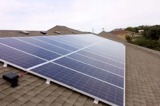 A completed residential solar installation by Advanced Solar, photo 24