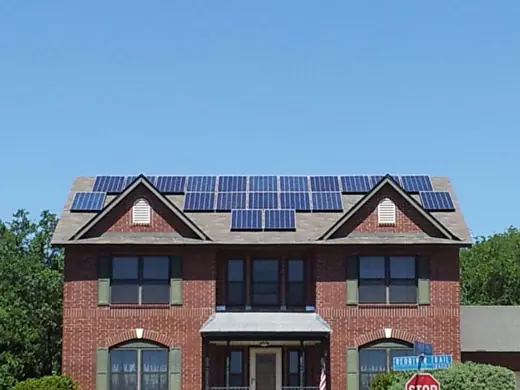 A completed residential solar installation by Advanced Solar, photo 25