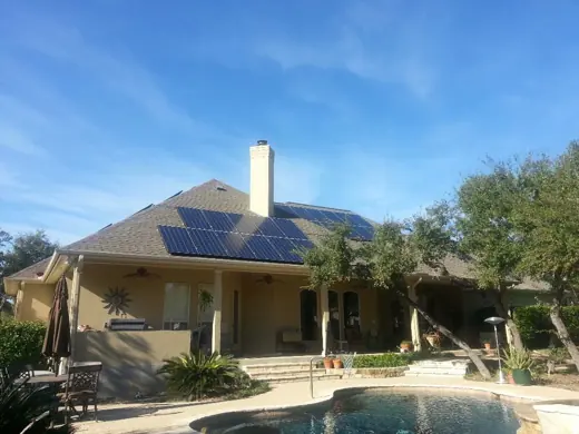 A completed residential solar installation by Advanced Solar, photo 26