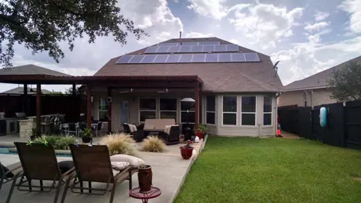 A completed residential solar installation by Advanced Solar, photo 30
