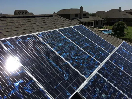 A completed residential solar installation by Advanced Solar, photo 35