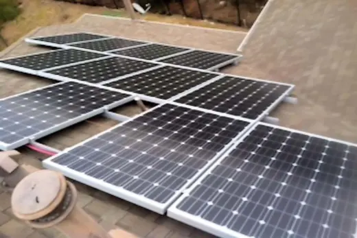 A completed residential solar installation by Advanced Solar, photo 36