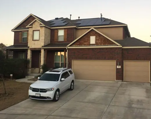 A completed residential solar installation by Advanced Solar, photo 39