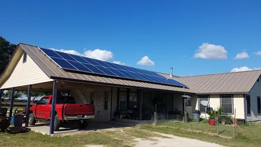 A completed residential solar installation by Advanced Solar, photo 47